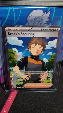 Brock's Scouting 179/159 Sv09: Journey Together Holo Pokemon Tcg - Image 1