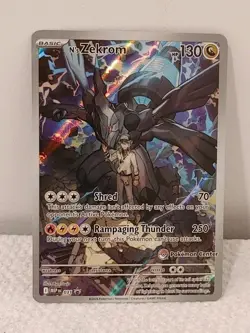 N's Zekrom 031 Ascended Heroes ETB Promo Pokemon Center Stamp NM Near Mint - Image 1