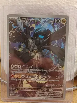 N's Zekrom 031 Ascended Heroes ETB Promo Pokemon Center Stamp NM Near Mint - Image 2