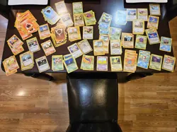 150 1999 Base Set Pokemon Cards Lot Non Holos - Image 1