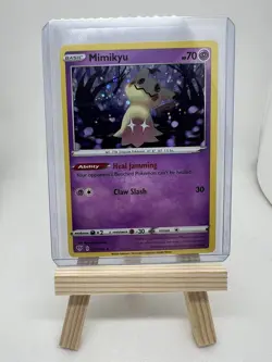 Pokemon TCG Mimikyu Darkness Ablaze 081/189 Holo Cosmos Holographic Rare - NM/M - Image 1