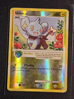 Pokemon TCG Shinx 98/123 Mysterious Treasures Reverse Holo HP - Image 1
