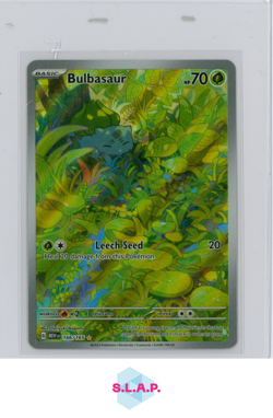 BULBASAUR POKEMON 166/165 2023 MEW 151 FULL ART GERMAN - Image 1
