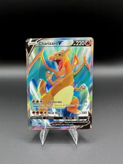 Pokemon: Charizard V Full Art 153/172 Brilliant Stars FRESH NM - Image 1