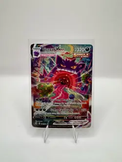 Pokemon TCG Gengar VMAX Secret Alt Art Holo Fusion Strike 271/264 [DAMAGED] - Image 1