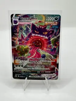 Pokemon TCG Gengar VMAX Secret Alt Art Holo Fusion Strike 271/264 [DAMAGED] - Image 2