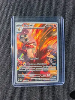Pokemon TCG Blaziken 192/182 Destined Rivals Illustration Rare NM - Image 1