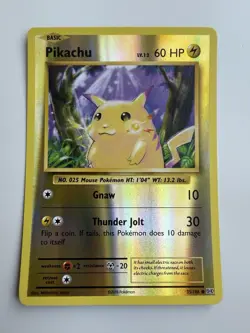 Pokemon TCG Pikachu XY Evolutions 35/108 Reverse Holo Common - Image 1