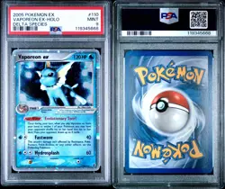Pokemon 2005 EX Delta Species #110 Vaporeon EX-Holo PSA 9 - Image 5