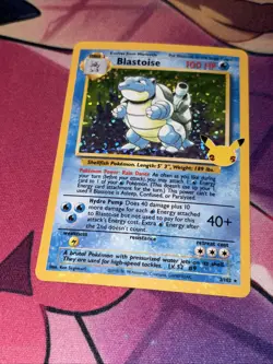 Pokemon Blastoise 2/102 Celebrations 25th Anniversary Holo Rare NM/MINT - BLEED! - Image 4