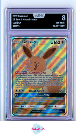 EVOLI GX POKEMON 2019 DE SM233 SUN & MOON PROMOS AOG 8 - Image 1