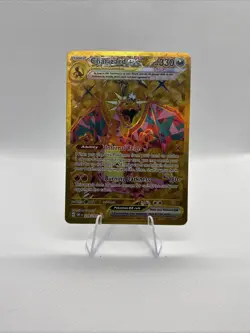 Pokemon Charizard ex 228/197 Obsidian Flames Hyper Rare Full Art Tera Holo - Image 1