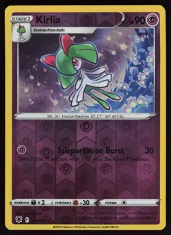 KIRLIA 061/189 UNCOMMON ASTRAL RADIANCE POKEMON REVERSE HOLO NM/M - Image 1