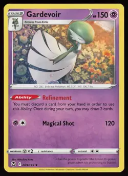 GARDEVOIR 069/195 RARE SILVER TEMPEST POKEMON NM/M - Image 1