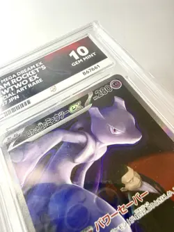 ACE 10 Team Rocket’s Mewtwo EX SAR 237/193 Mega Dream Japanese Pokemon Gem Mint - Image 2