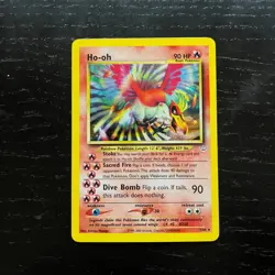 Pokemon Ho-oh Holo Rare 07/64 Neo Revelation LP Excellent Condition - Image 1