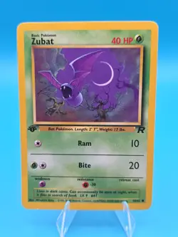 POKEMON ZUBAT 70/82 1ST EDITION TEAM ROCKET LP - Image 1