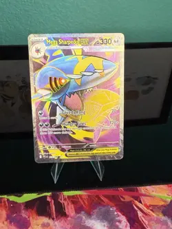 Pokemon TCG Mega Sharpedo Ex 113/94 Ultra Rare Phantasmal Flames NM - Image 1