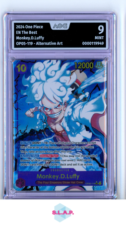 MONKEY.D.LUFFY ONE PIECE 2024 EN OP05-119 THE BEST AOG 9 - Image 1