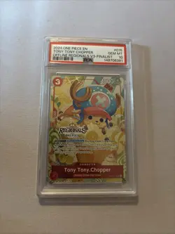 Tony Tony Chopper OP01-015 ENGLISH Regional Offline One Piece TCG PSA 10 - Image 1