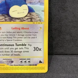 Pokemon Card-Snorlax-Skyridge-100/144-ENG-Excellent Condition - Image 5