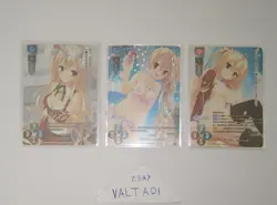 Lycee Overture TCG Bundle 3 Cards Yuzusoft Shirley Warwick LO-0584-S SP Signed - Image 2