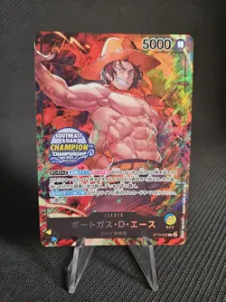 One Piece Card Game ST13-002 Ace Leader Promo Southeast Asian Championship 2023 - Image 1