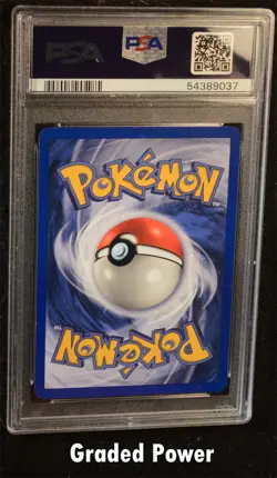 Pokemon Base Set Unlimited Shadowless Metapod SHADOWLESS PSA 8 (9037) #54 - Image 2