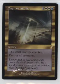 Retro Frame - Supreme Verdict Foil Magic: Ravnica Remastered RVR #0461 - Image 1