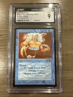 Magic The Gathering MTG SERENDIB EFREET Arabian Nights Mint Graded CGC 9 - Image 1