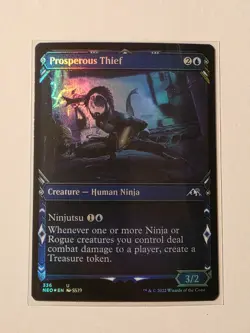Prosperous Thief (Showcase) FOIL Kamigawa: Neon Dynasty NM MTG Magic FREE SHIP - Image 1