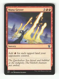 Mana Geyser C Commander 2021 176 LP Normal MTG - Image 1