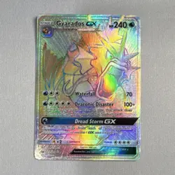 Pokemon TCG Gyarados GX Full Art Secret Rare Holo SM-Crimson Invasion 112/111 - Image 1