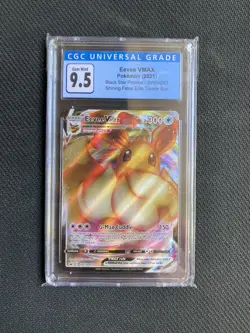 Pokemon TCG- Shining Fates ETB 2021 Eevee VMAX Black Star Promo SWSH087 CGC 9.5 - Image 1