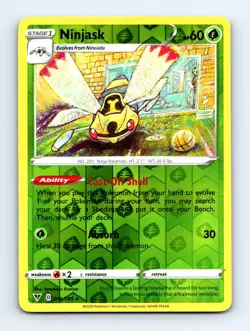 #14 2020 Vivid Voltage | Ninjask REVERSE HOLO - Image 1