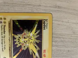Pokemon TCG Zapdos Base Set Holo Unlimited Rare Card 16/102 - Image 2