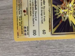 Pokemon TCG Zapdos Base Set Holo Unlimited Rare Card 16/102 - Image 4