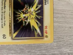 Pokemon TCG Zapdos Base Set Holo Unlimited Rare Card 16/102 - Image 5