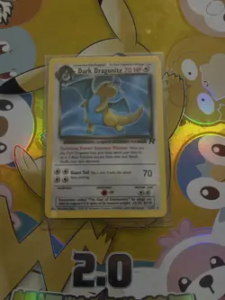Dark Dragonite 22/82 - Team Rocket - Non Holo Pokemon TCG LP Card - Image 3
