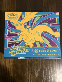 Pokemon Ascended Heroes Pokemon Center Exclusive ETB Elite Trainer Box - Image 1