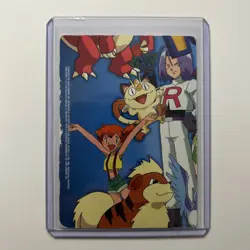 Gary Oak TV8 Topps Pokemon Series 1 Character Card HP-Damaged - Image 2