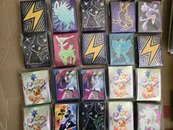 Pokemon TCG Sealed ETB and Collection Box Card Sleeves Assorted Lot of 45 - Image 2
