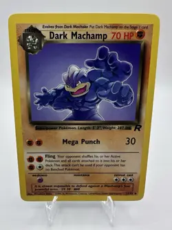 Dark Machamp 27/82 - Team Rocket Set - Vintage - Pokemon TCG - Image 1