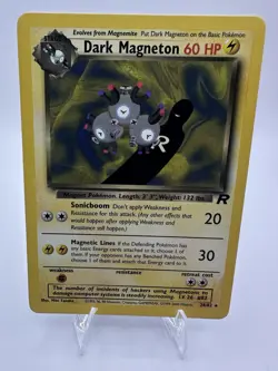Dark Magneton 28/82 - Team Rocket Set - Vintage - Pokemon TCG - Image 1