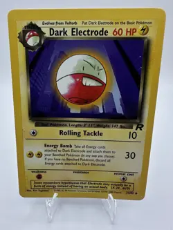 Dark Electrode 34/82 - Team Rocket Set - Vintage - Pokemon TCG - Image 1