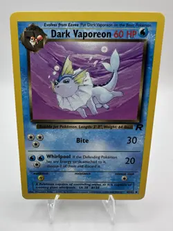 Dark Vaporeon 45/82 - Team Rocket Set - Vintage - Pokemon TCG - Image 1