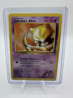 Sabrina’s Abra 91/132 - Gym Heroes - Vintage 1999-2000 - Pokemon TCG - Image 3