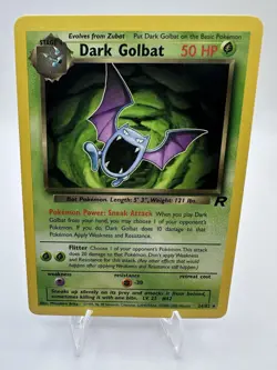 Dark Golbat 24/82 - Team Rocket Set - Vintage - Pokemon TCG - Image 1