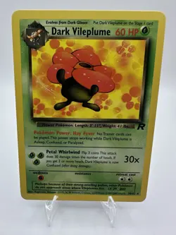 Dark Vileplume 30/82 - Team Rocket Set - Vintage - Pokemon TCG - Image 1
