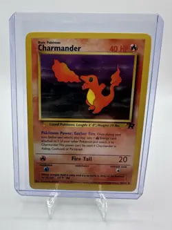 Charmander 50/82 - Team Rocket Set - Vintage - Pokemon TCG - Image 3